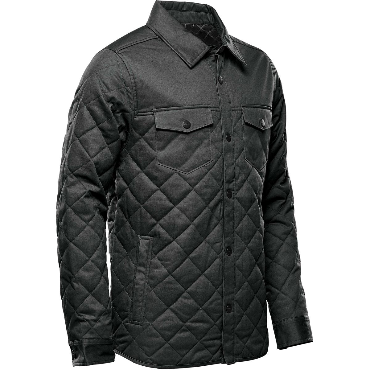 Men's Bushwick Quilted Jacket - Graphite - Back