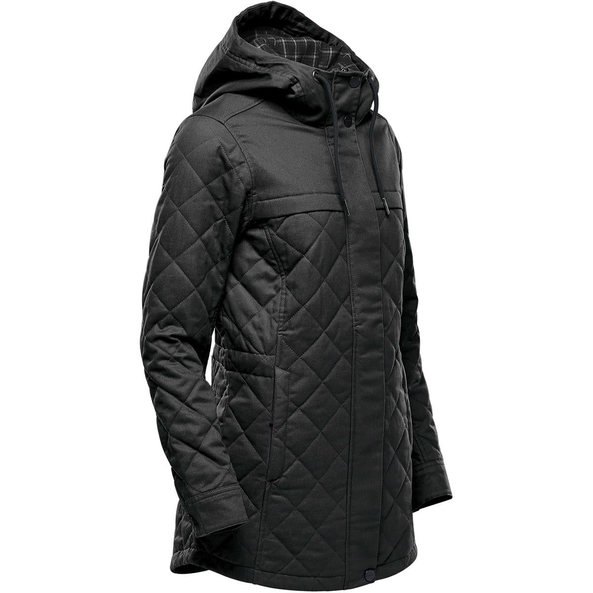Women's Bushwick Quilted Jacket - Graphite - Back