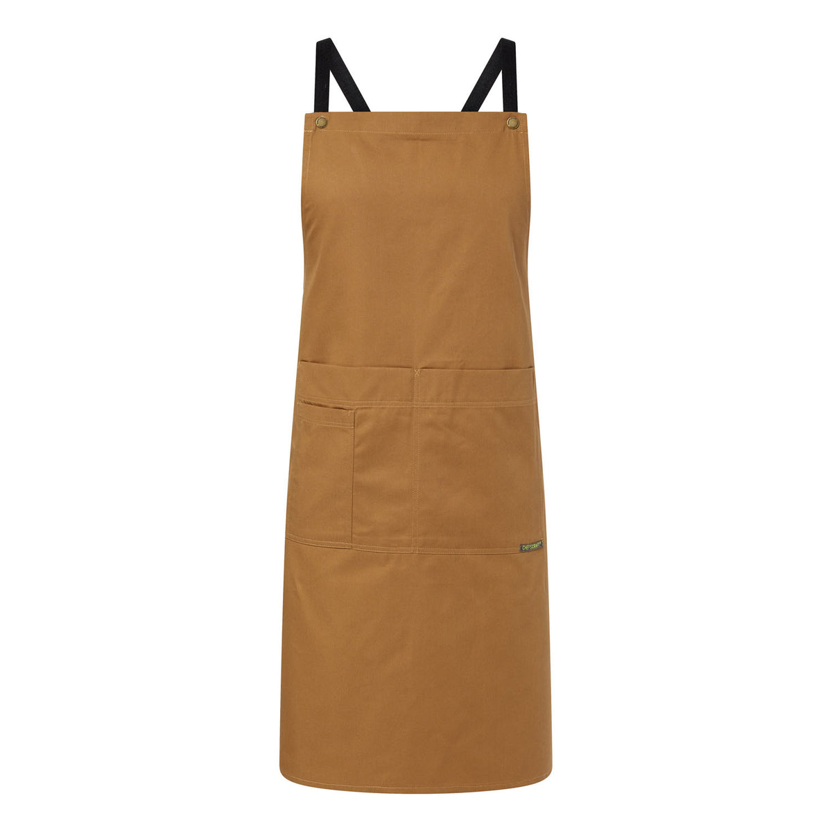 Full Bib Apron with Pockets - Cinnamon