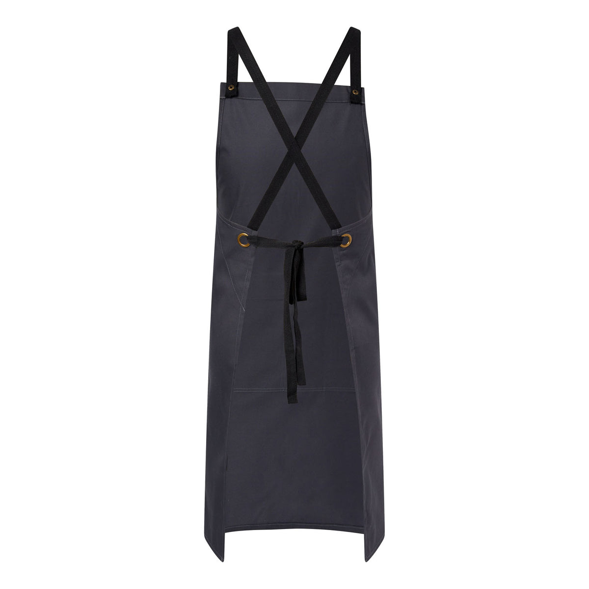 Full Bib Apron with Pockets - Charcoal