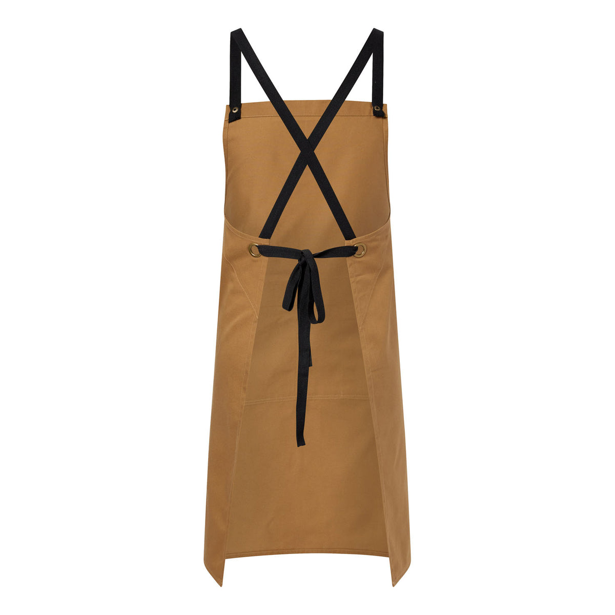Full Bib Apron with Pockets - Cinnamon