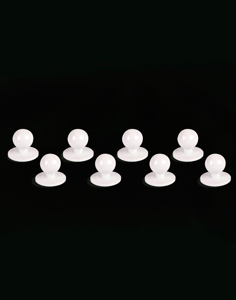 Chef Wear Interchangeable Buttons (Set of 8) - CBT01 - White