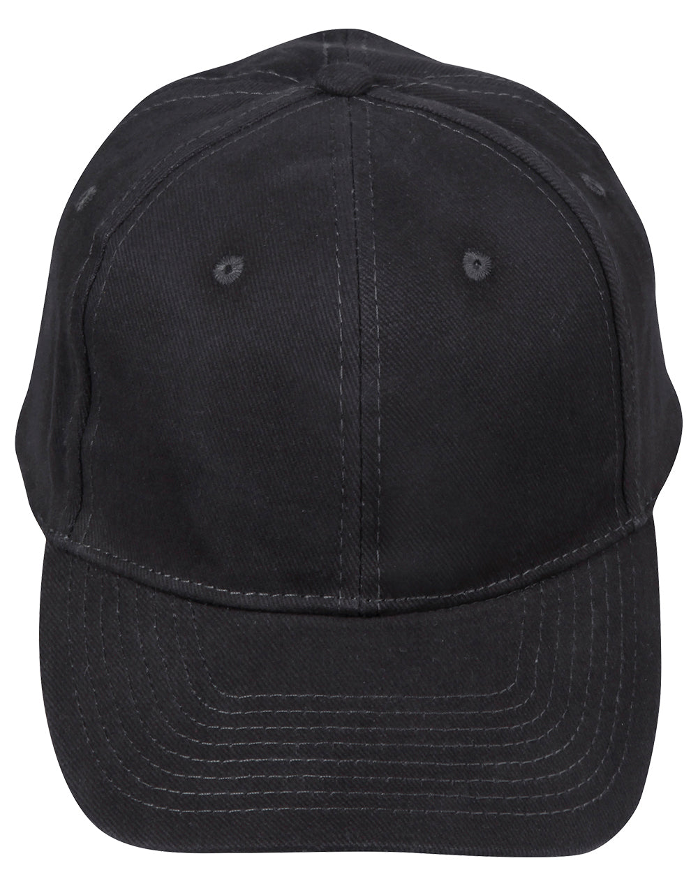 Heavy Brushed Cotton Cap - CH01 - Charcoal