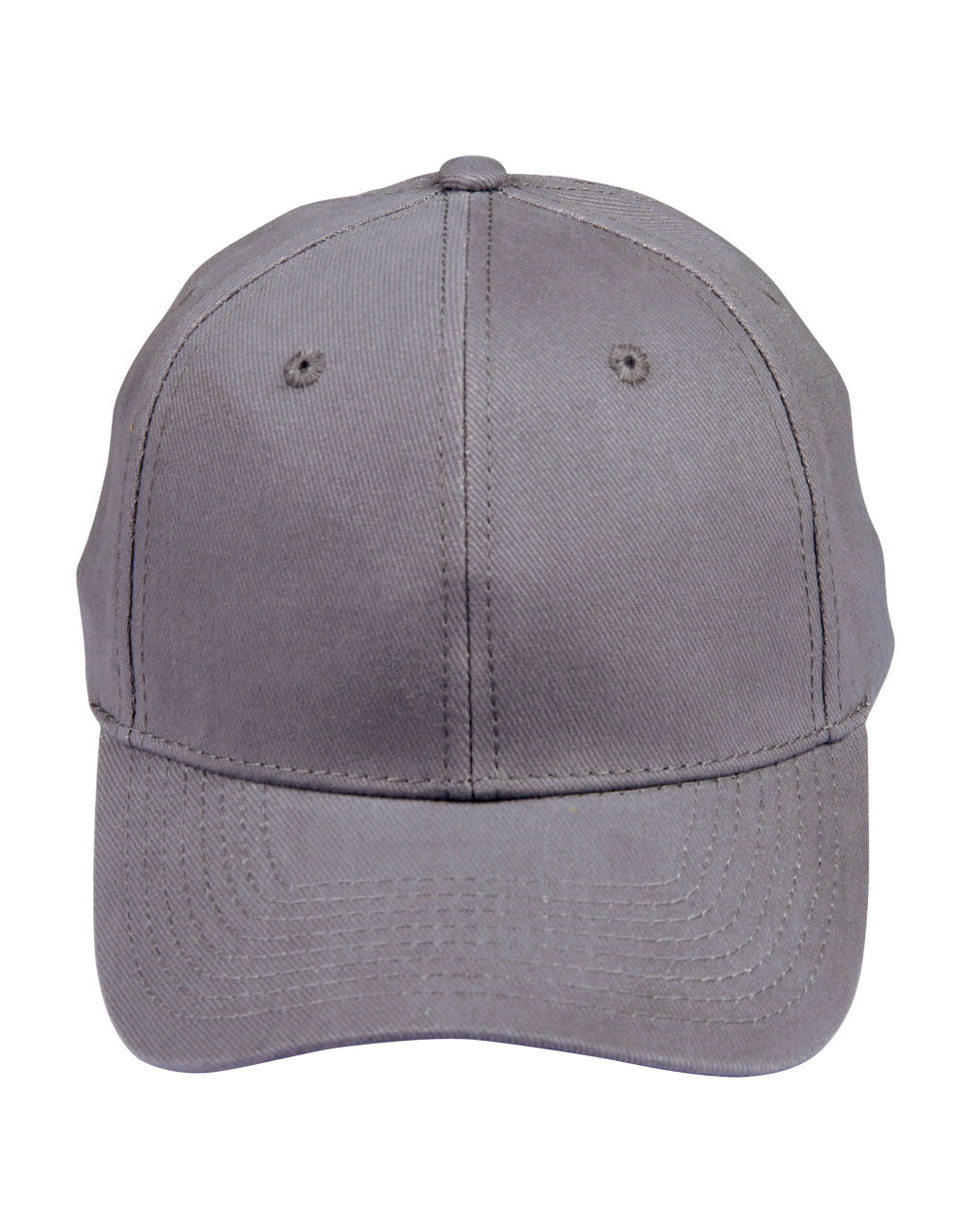 Heavy Brushed Cotton Cap - CH01 - Grey
