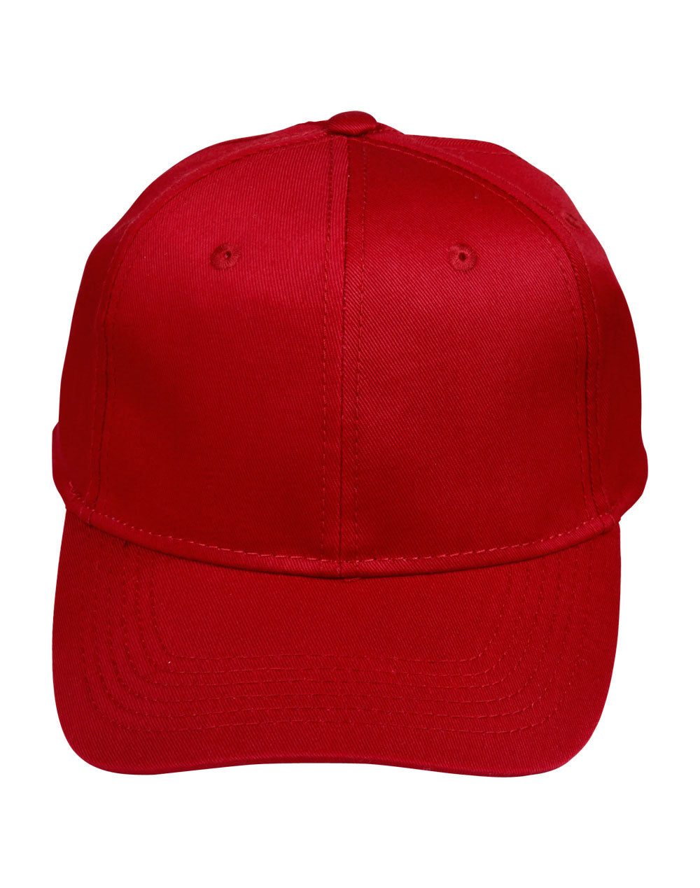 Cotton twill structured cap - CH13 - Maroon