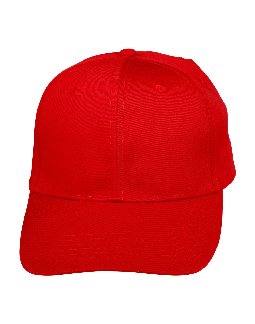 Cotton twill structured cap - CH13 - Red
