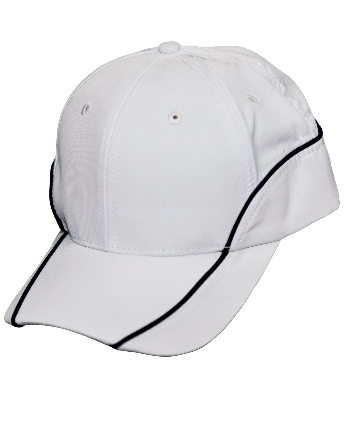 Nylon poly mesh contrast trim - CH21 - White / Navy