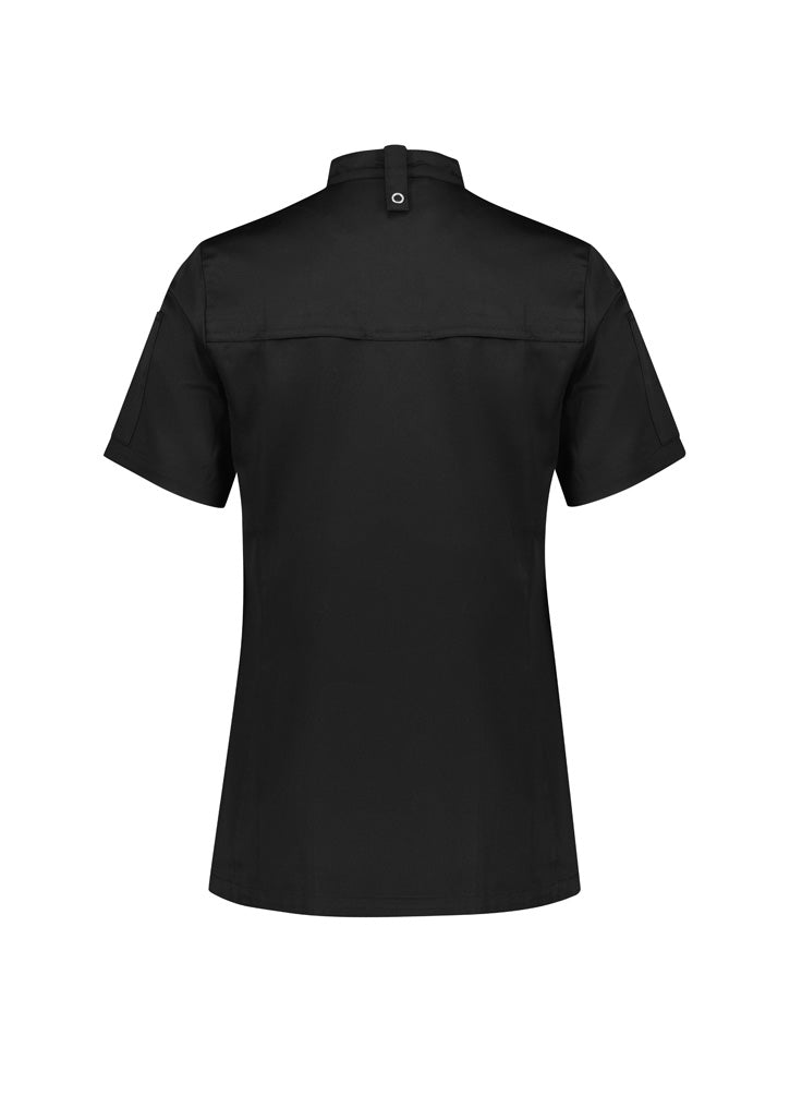 Zest Womens Short Sleeve Jacket - Black - Back