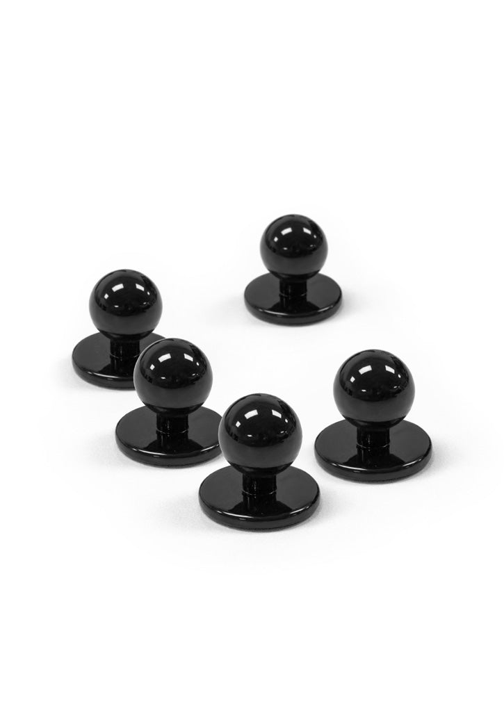 Chef Jacket Button - Black - Back
