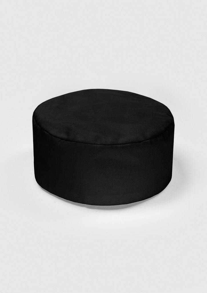 Chef Cap - Black - Front