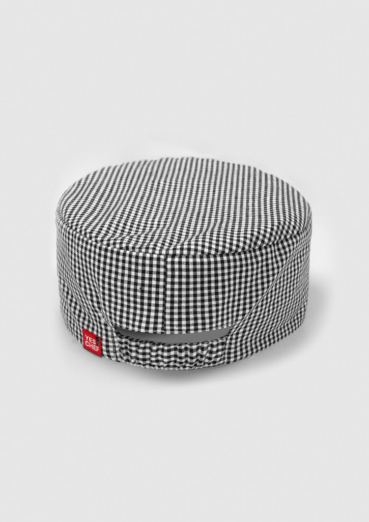 Chef Cap - Check - Back
