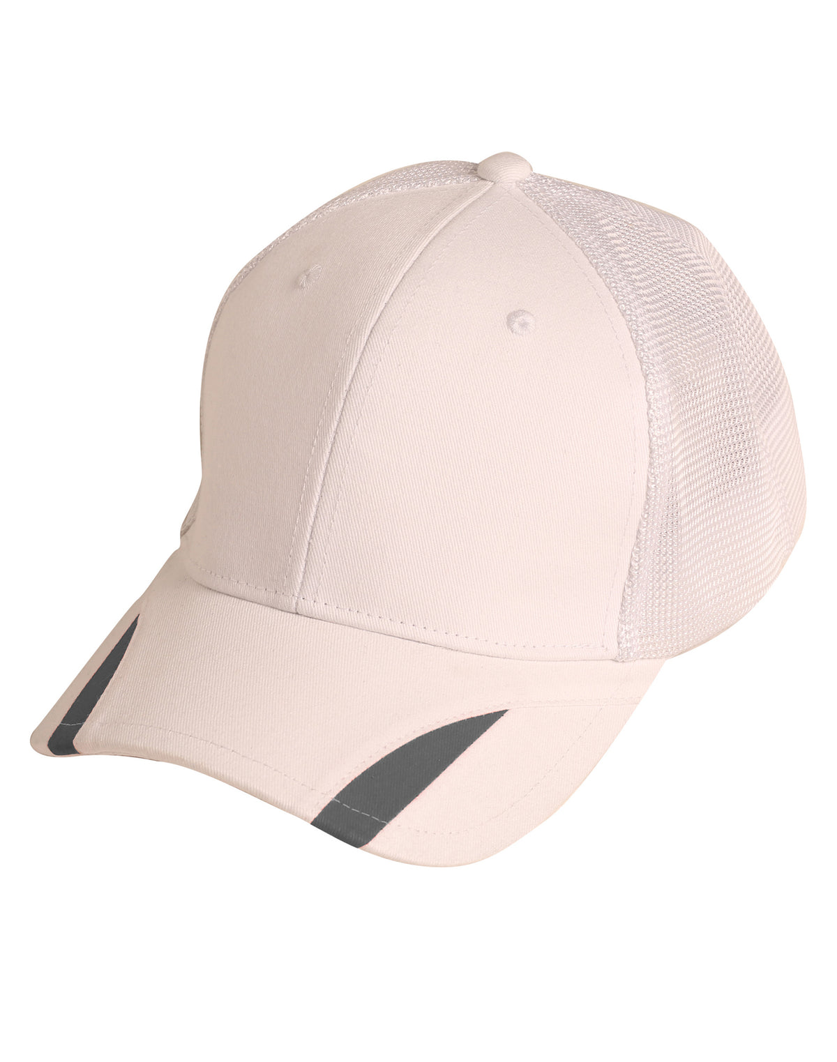 Contrast Peak Trim Cap - CH41 - White / Grey