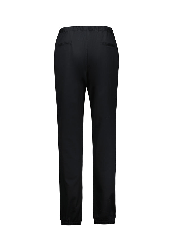 Cajun Womens Chef Jogger Pant - Black - Back
