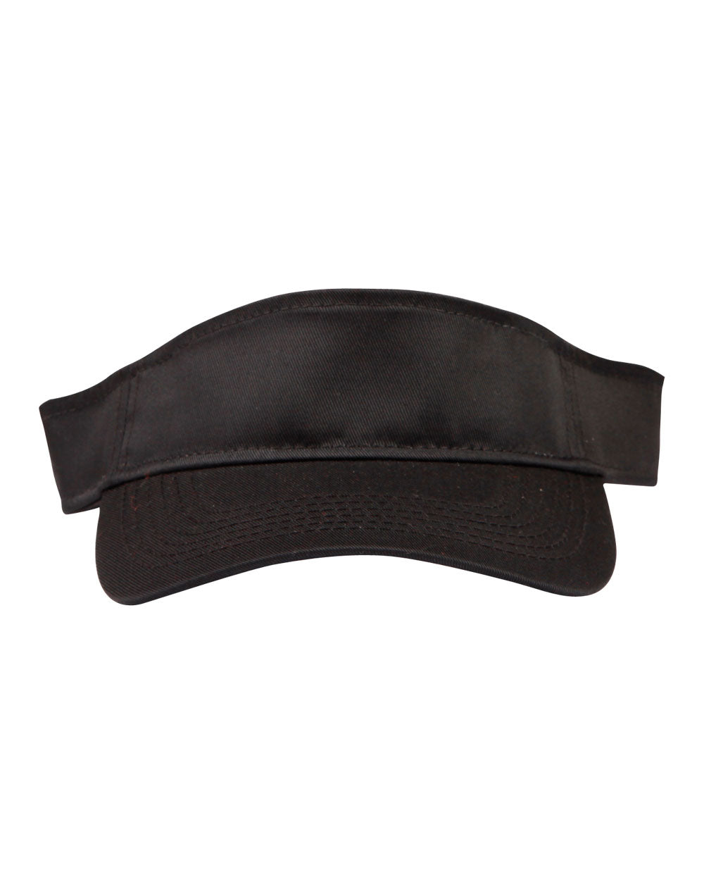 Polo twill visor - CH49 - Black