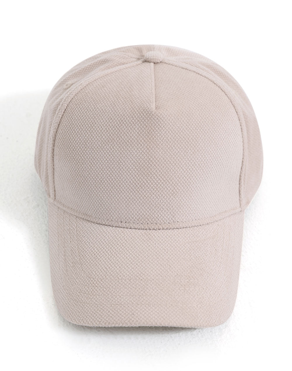 Jacquard Texture 5 Panel Cap - CH52 - Almond