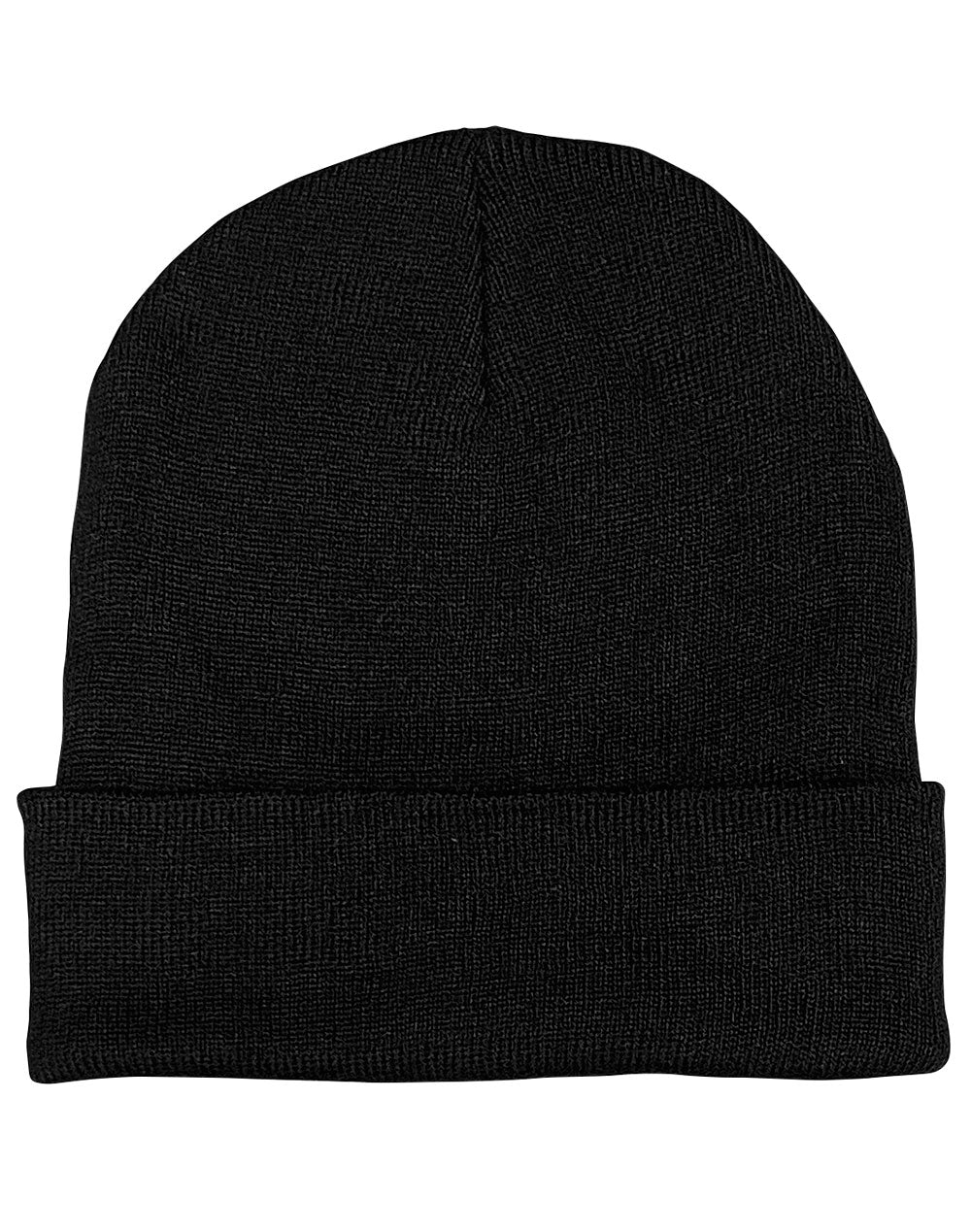 Roll Up rPET Beanie - CH61 - Black