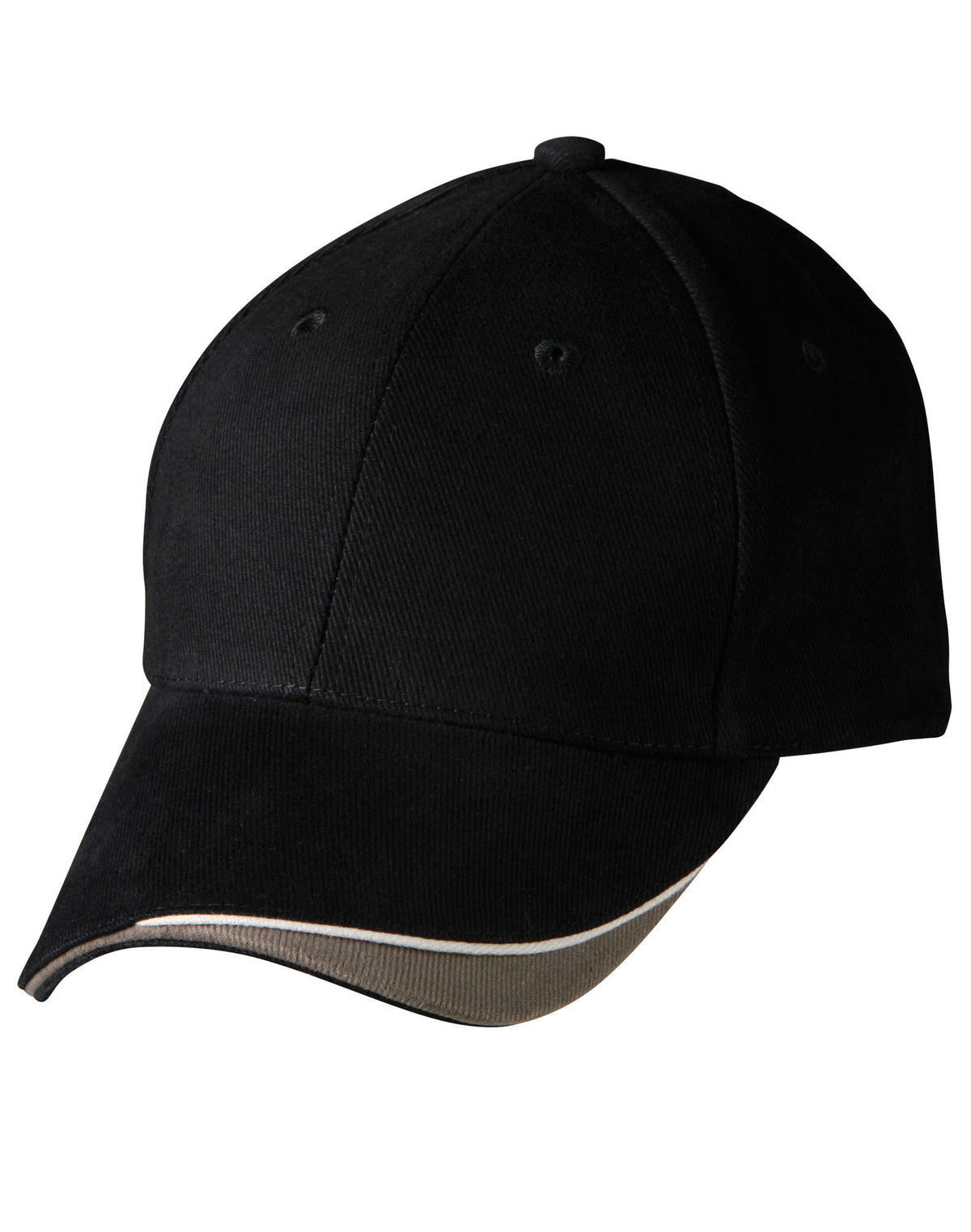 The edge, two tone heavy brushed  sandwich peak - CH68 - Navy / White / Grey