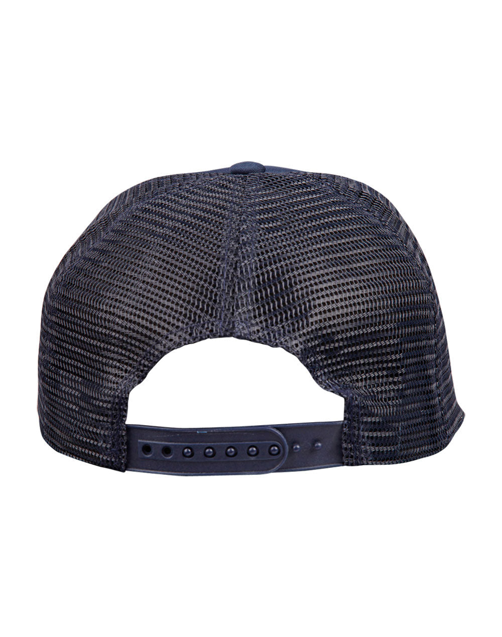 Contrast Trucker Cap - Navy/Navy - Back