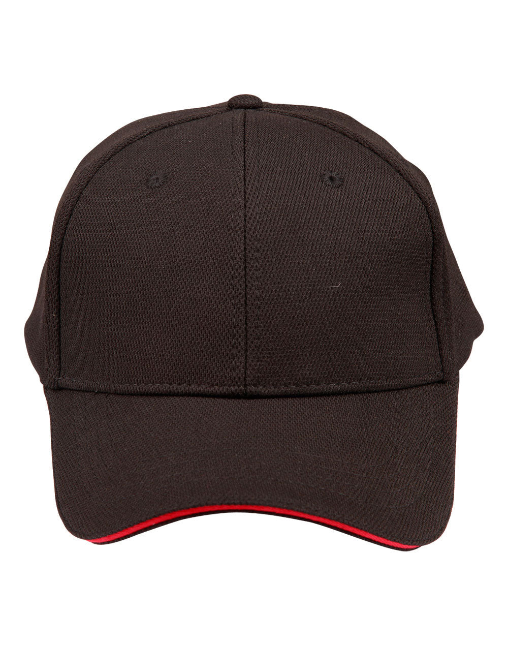 Pique mesh contarst sandwich - CH72 - Black / Red