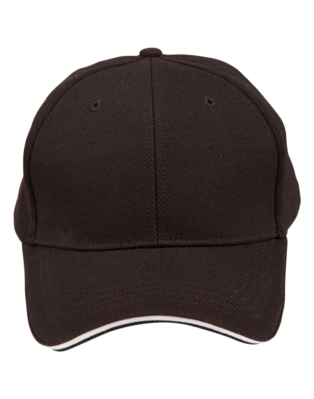 Pique mesh contarst sandwich - CH72 - Black / White