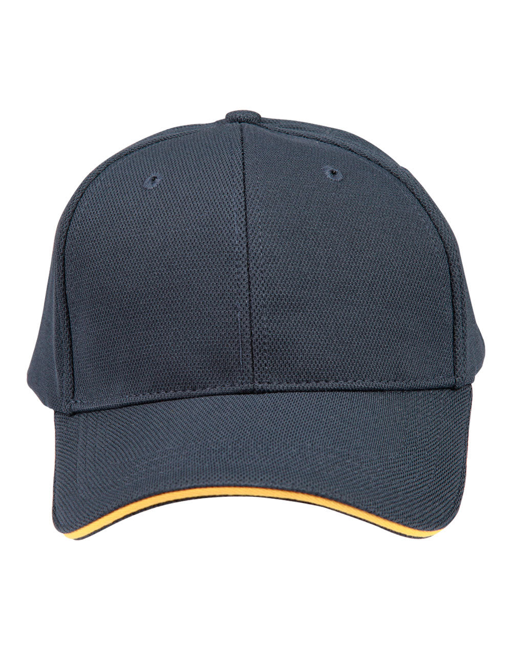 Pique mesh contarst sandwich - CH72 - Navy / Gold