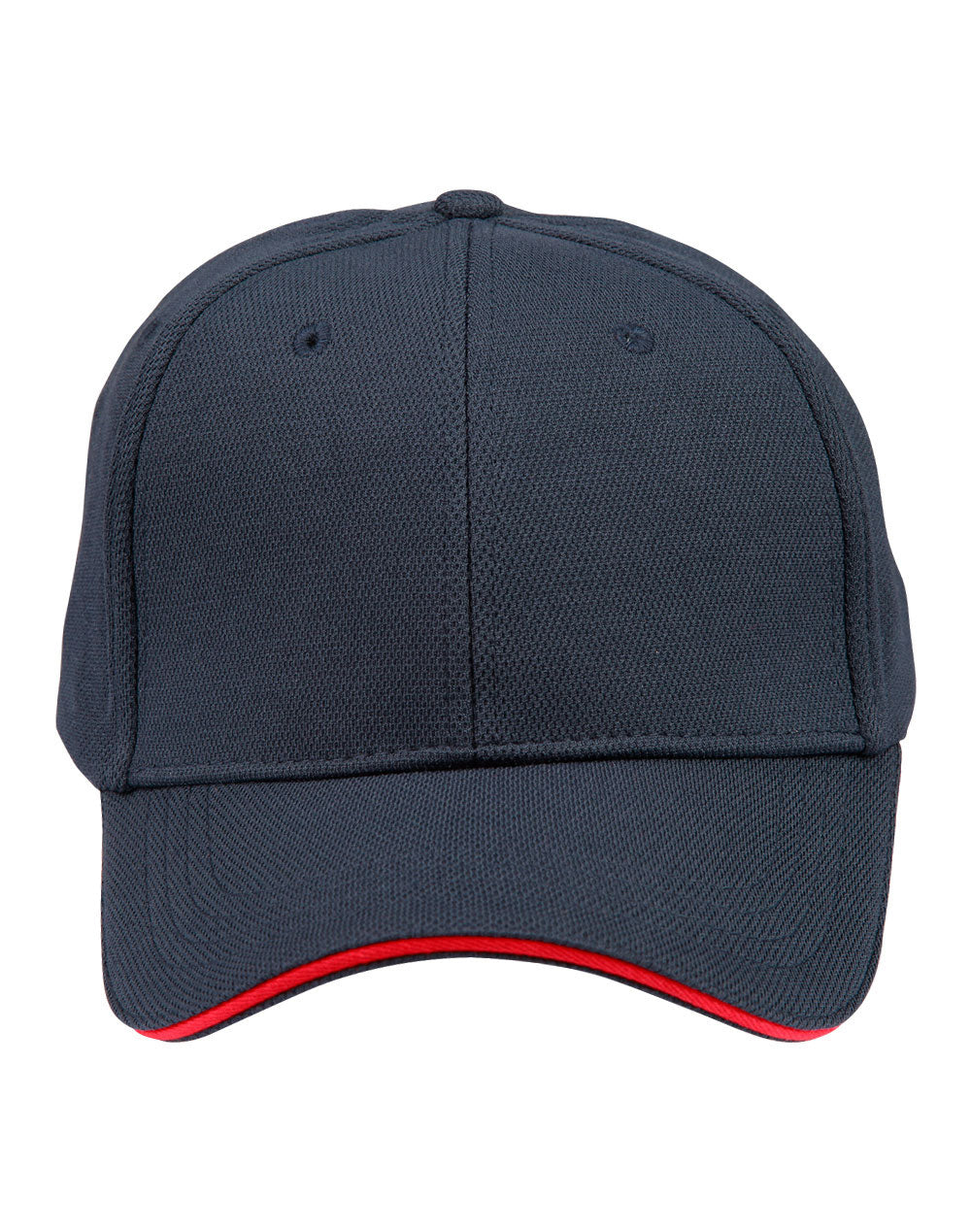 Pique mesh contarst sandwich - CH72 - Navy / Red