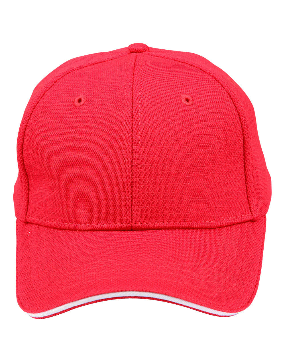 Pique mesh contarst sandwich - CH72 - Red / White