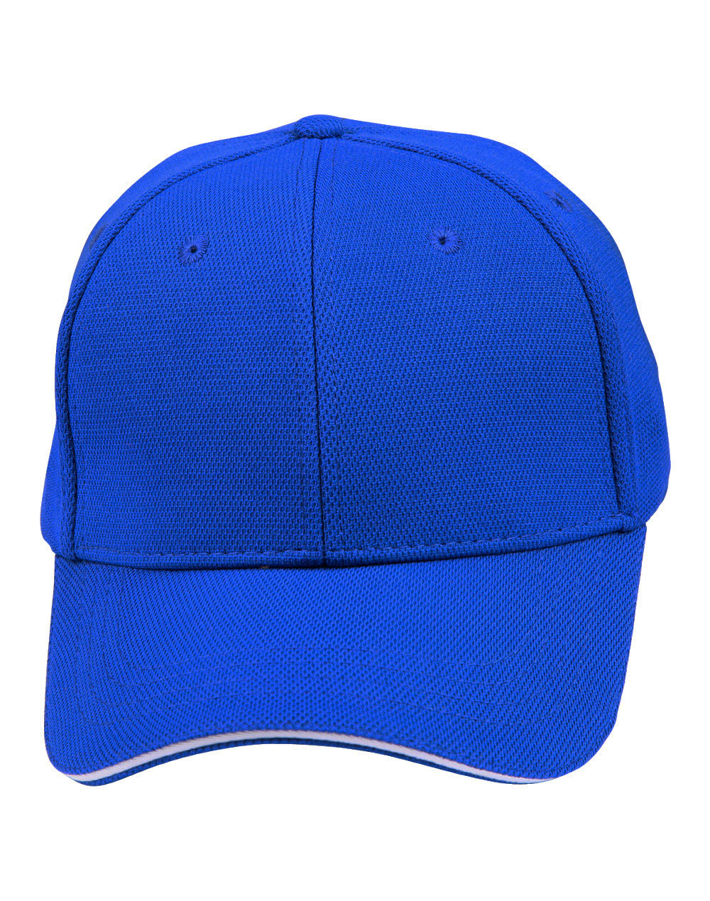 Pique mesh contarst sandwich - CH72 - Royal / White
