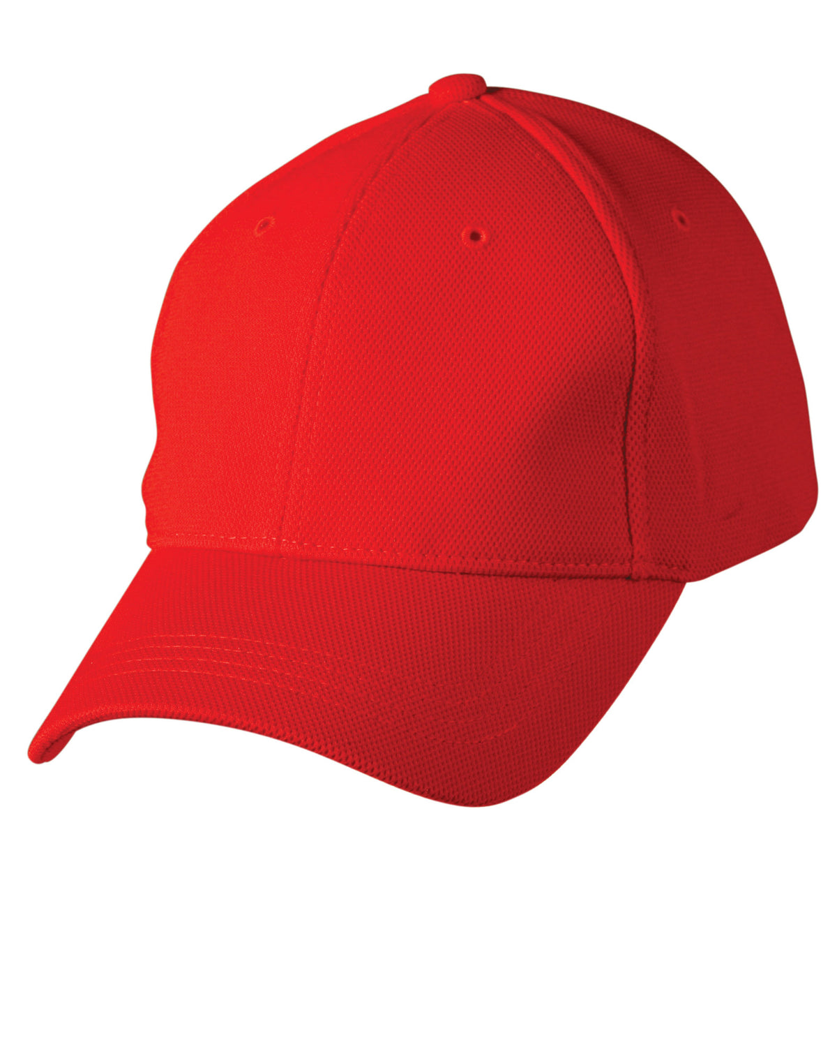 Pique mesh structured cap - CH77 - Red