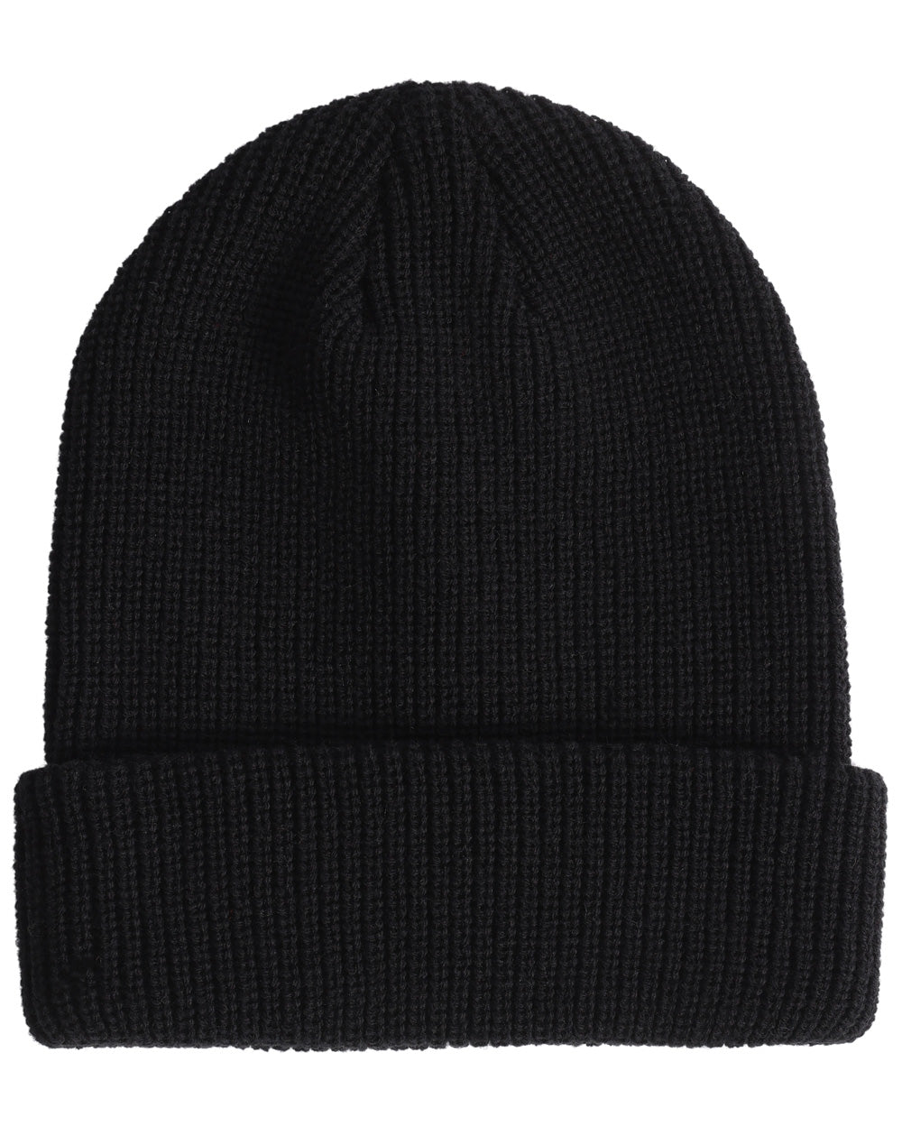 Roll Up Cable Knit Snug Beanie - CH85 - Black