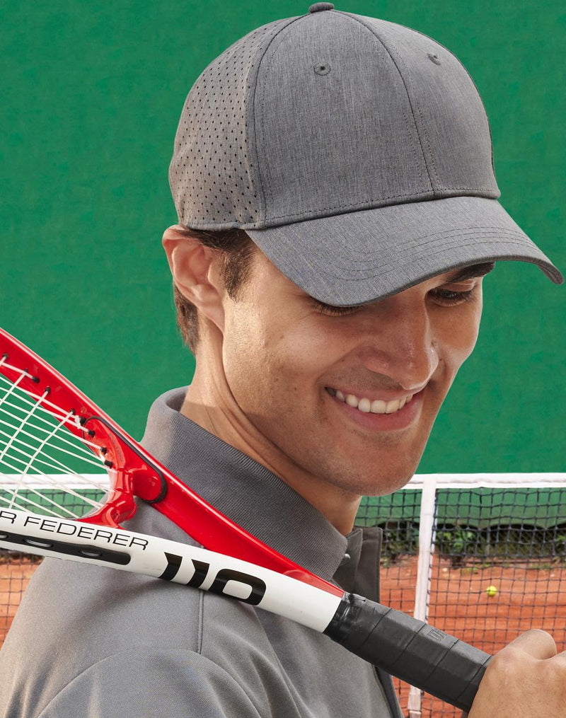 Winning Spirit 4-Way Stretch Laser Cut Runner's Cap CH88