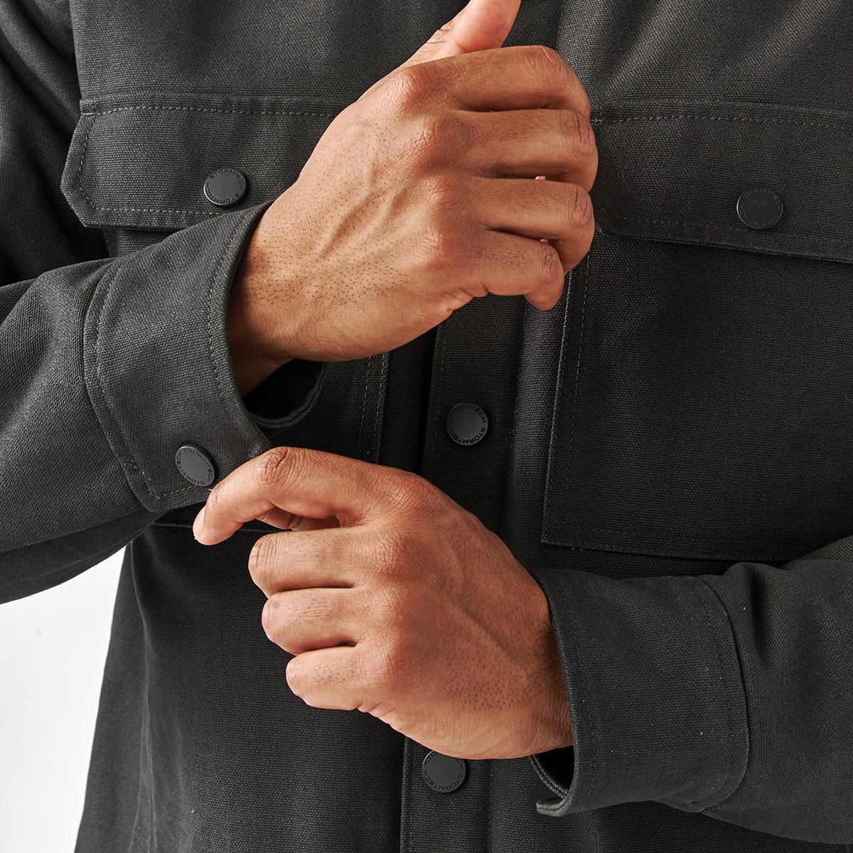 Men's Oxide Sherpa Lined Canvas Jacket - view