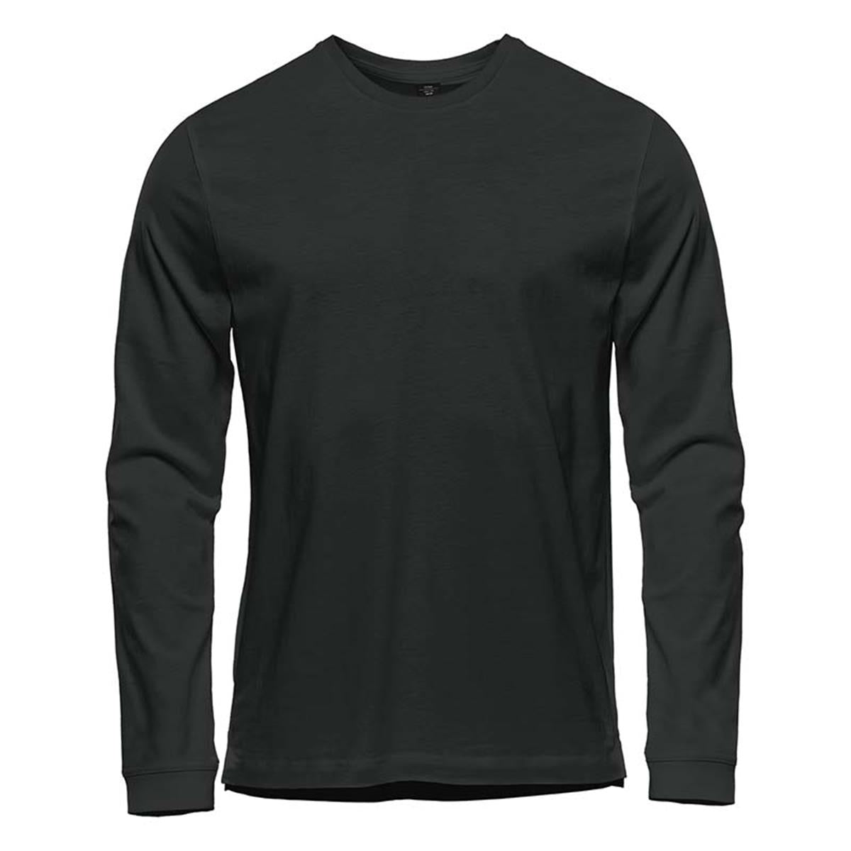 Men's Equinox Long Sleeve Tee - Black - Front