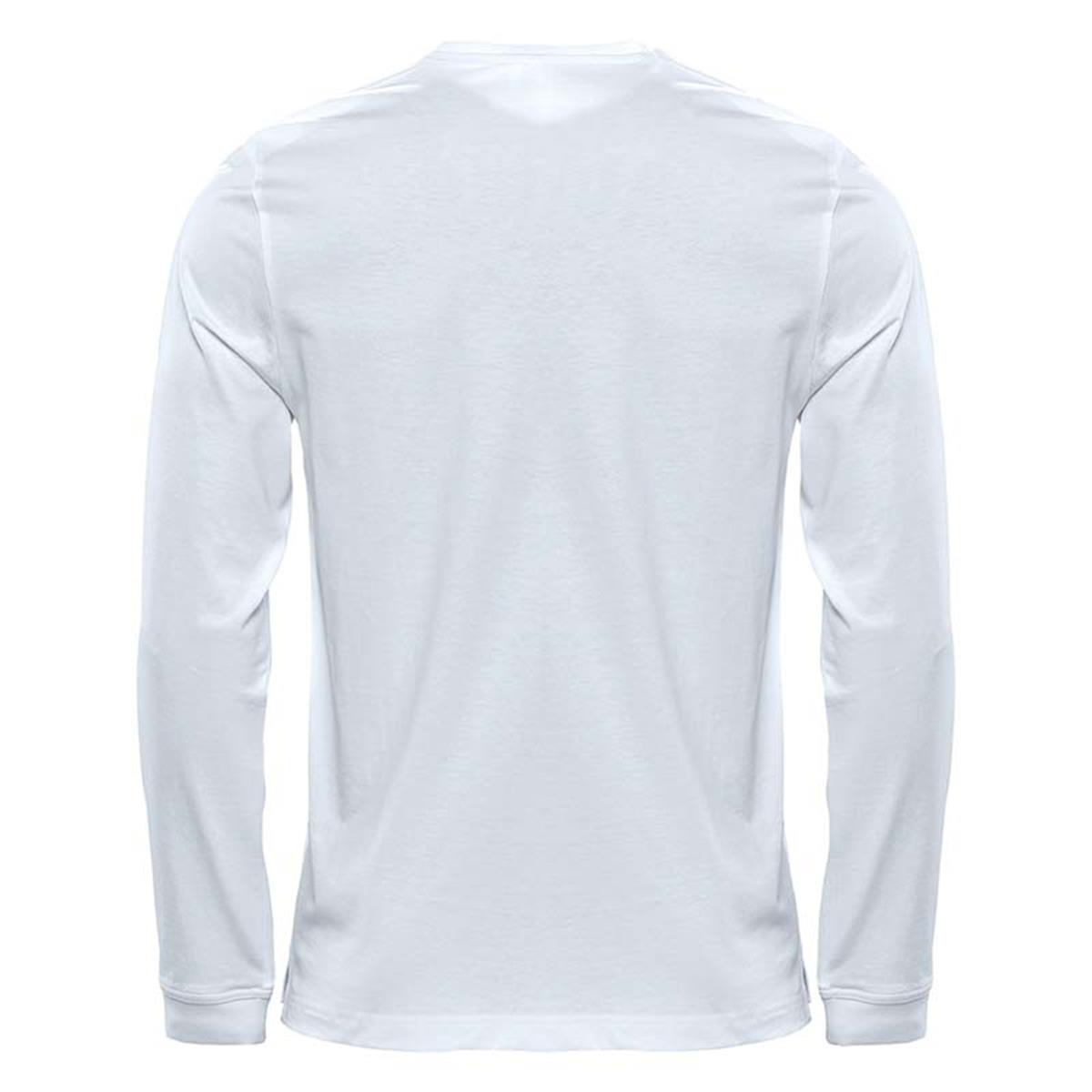 Men's Equinox Long Sleeve Tee - White - Back