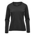 Women's Equinox Long Sleeve Tee - Black - Front
