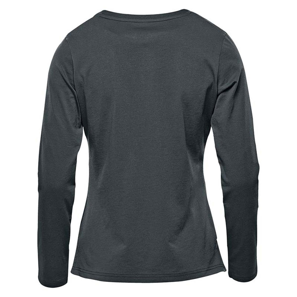 Women's Equinox Long Sleeve Tee - Dolphin - Back
