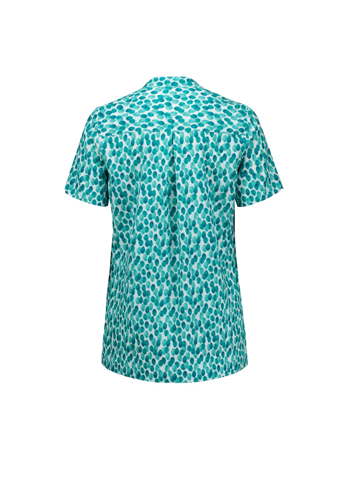 Florence Womens Stardust Print Tunic - Teal - Back