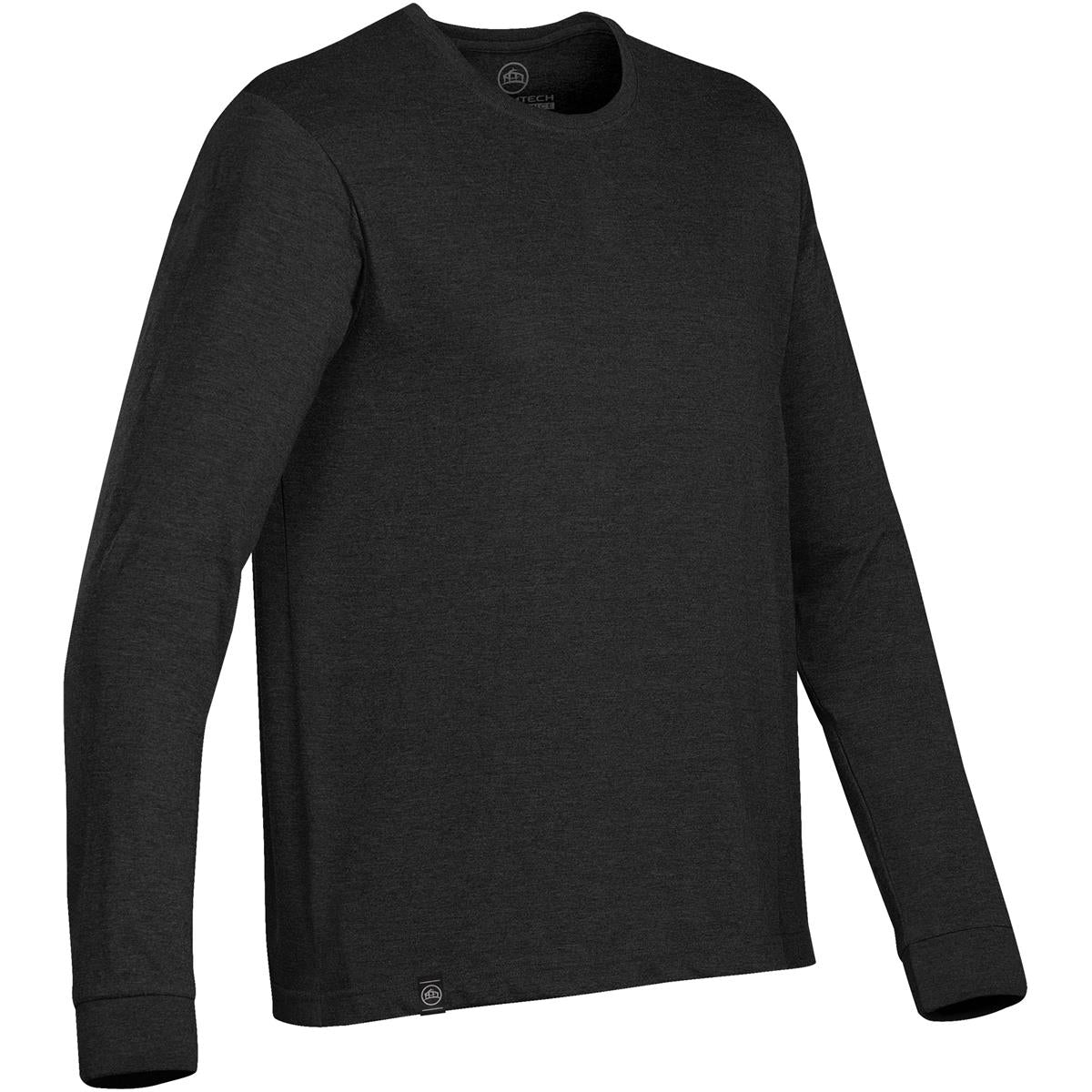 Men's Baseline L/S Tee - Black - Back