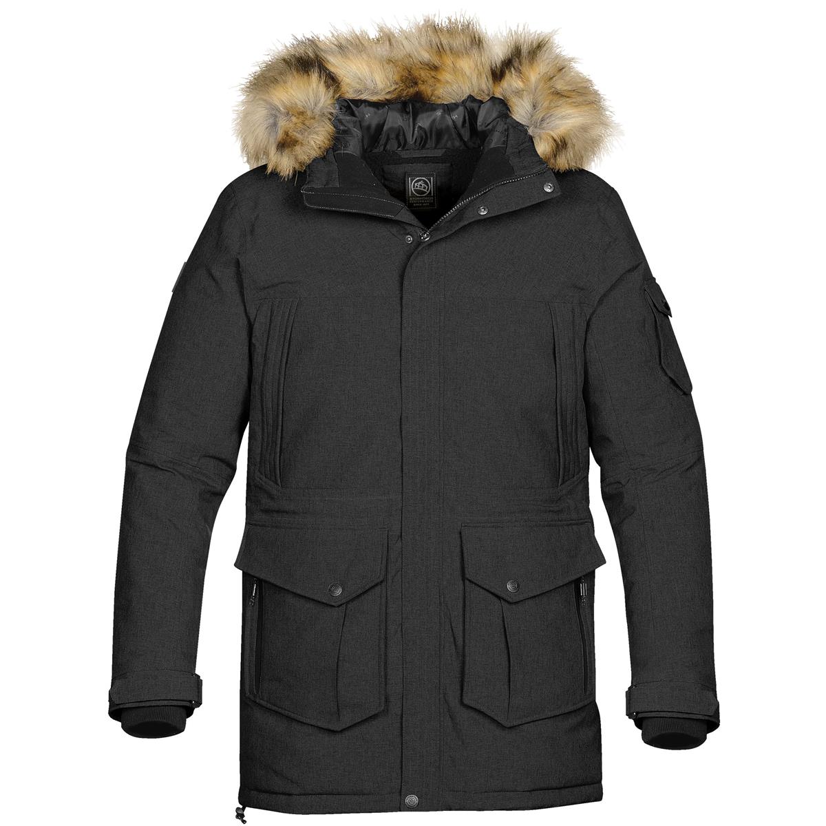 Men's Explorer Parka - Black - Front