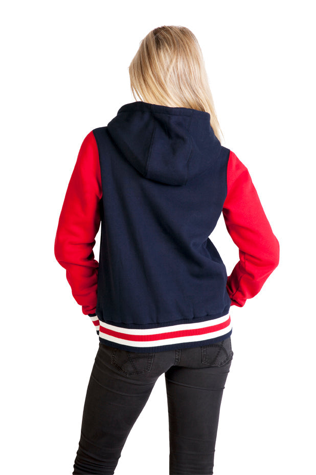 Womens Varsity Jacket & Hood - view