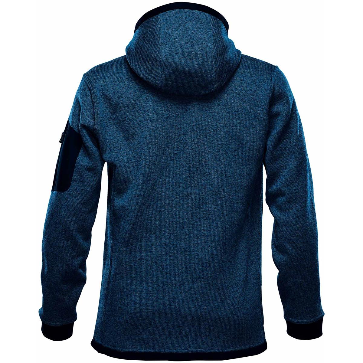 Men's Juneau Knit Hoody - Denim - Back