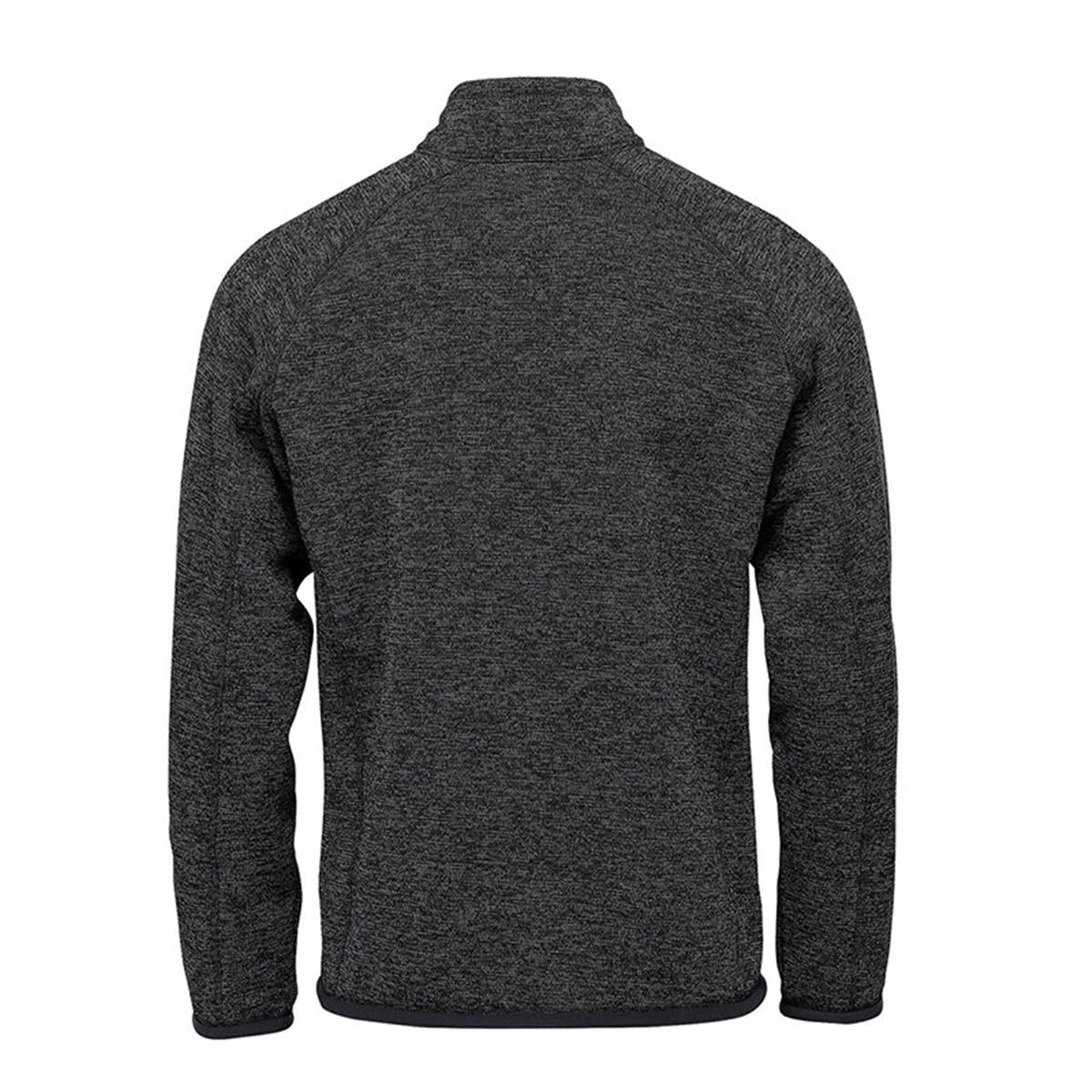 Men's Avalante 1/4 Zip Pullover - Black Heather - Back