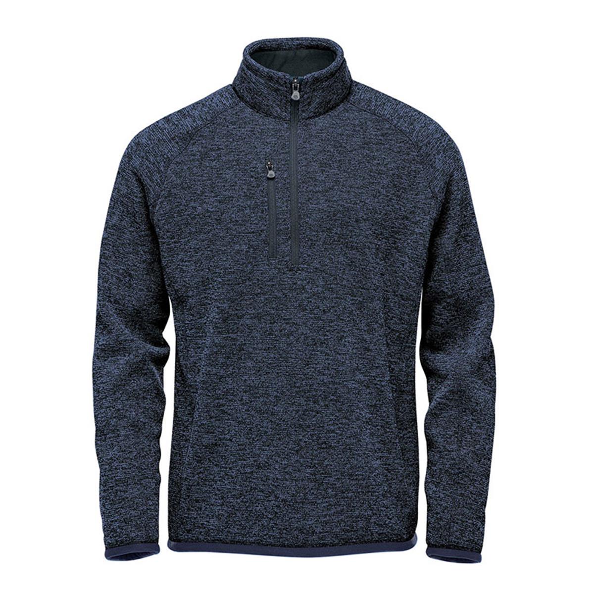 Men's Avalante 1/4 Zip Pullover - Navy Heather - Front