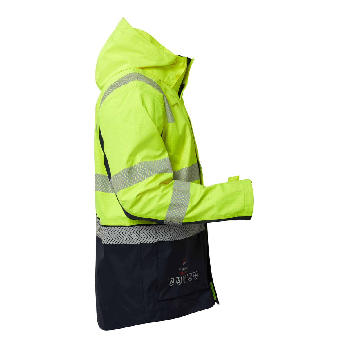 HRC2 Inherent Reflective Wet Weather 3 in 1 Jacket 4