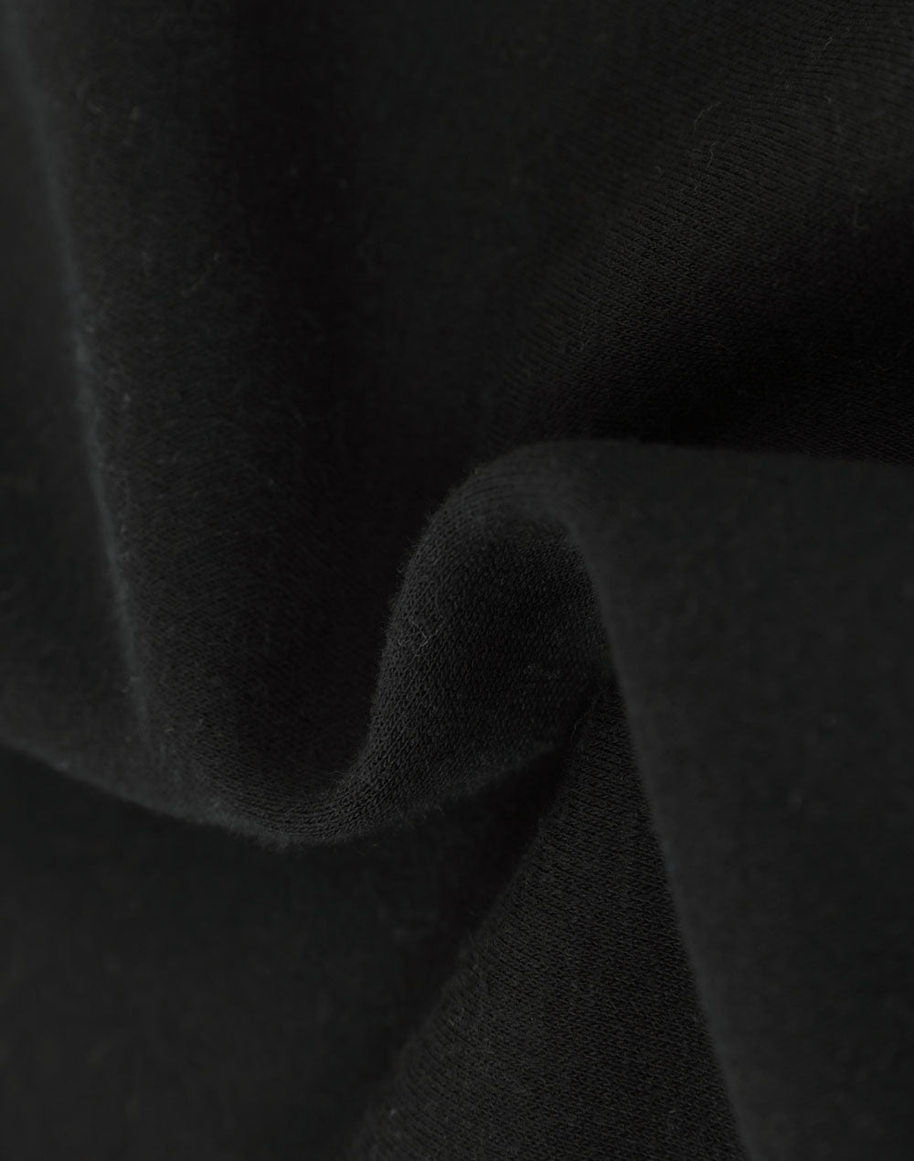 Eagle Top Fleece Sweat- Unisex - Black - Fabric