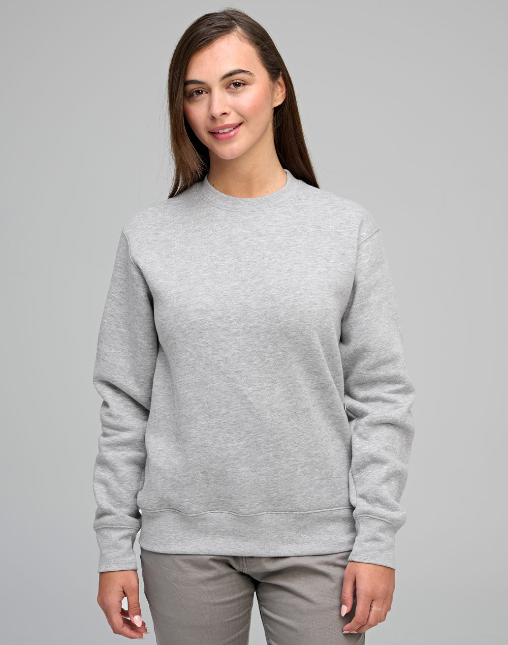 Eagle Top Fleece Sweat- Unisex - Grey - View