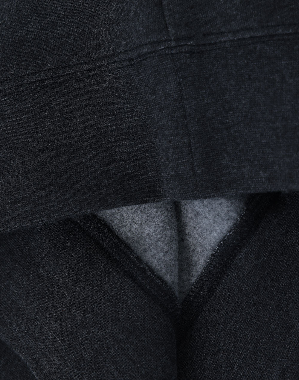 Eagle Top Fleece Sweat- Unisex - Marl Charcoal - View