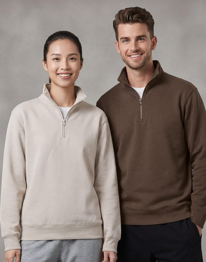 Winning Spirit 1/2 Zip Collar Fleecy Sweat FL02