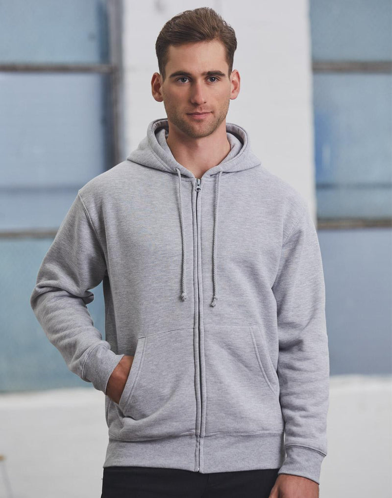 Winning Spirit Men's full-zip fleecy hoodie FL03
