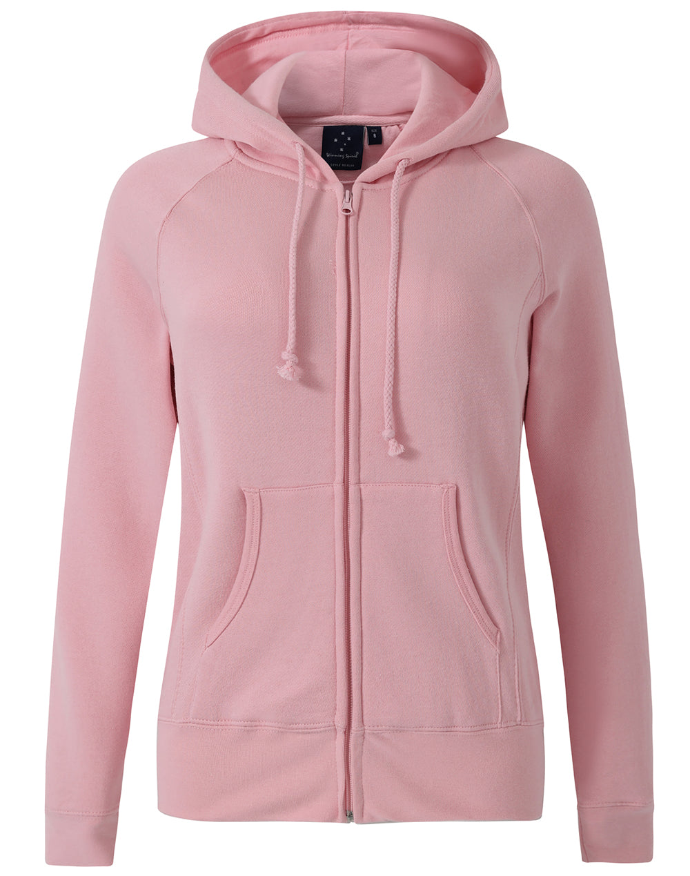 Double Bay Hoodie Ladies' - Light Pink - Front